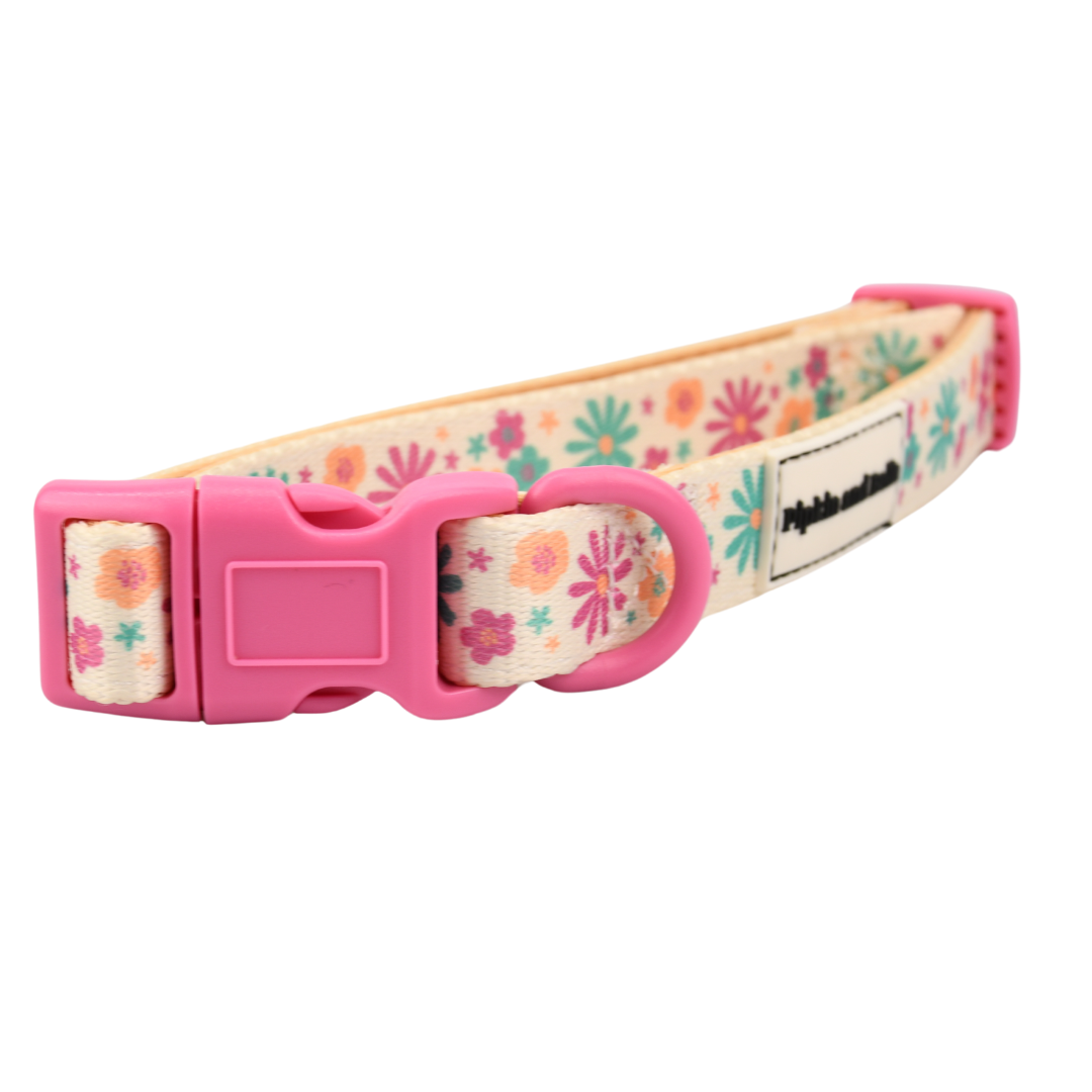 Adjustable Dog Collar - Blossom
