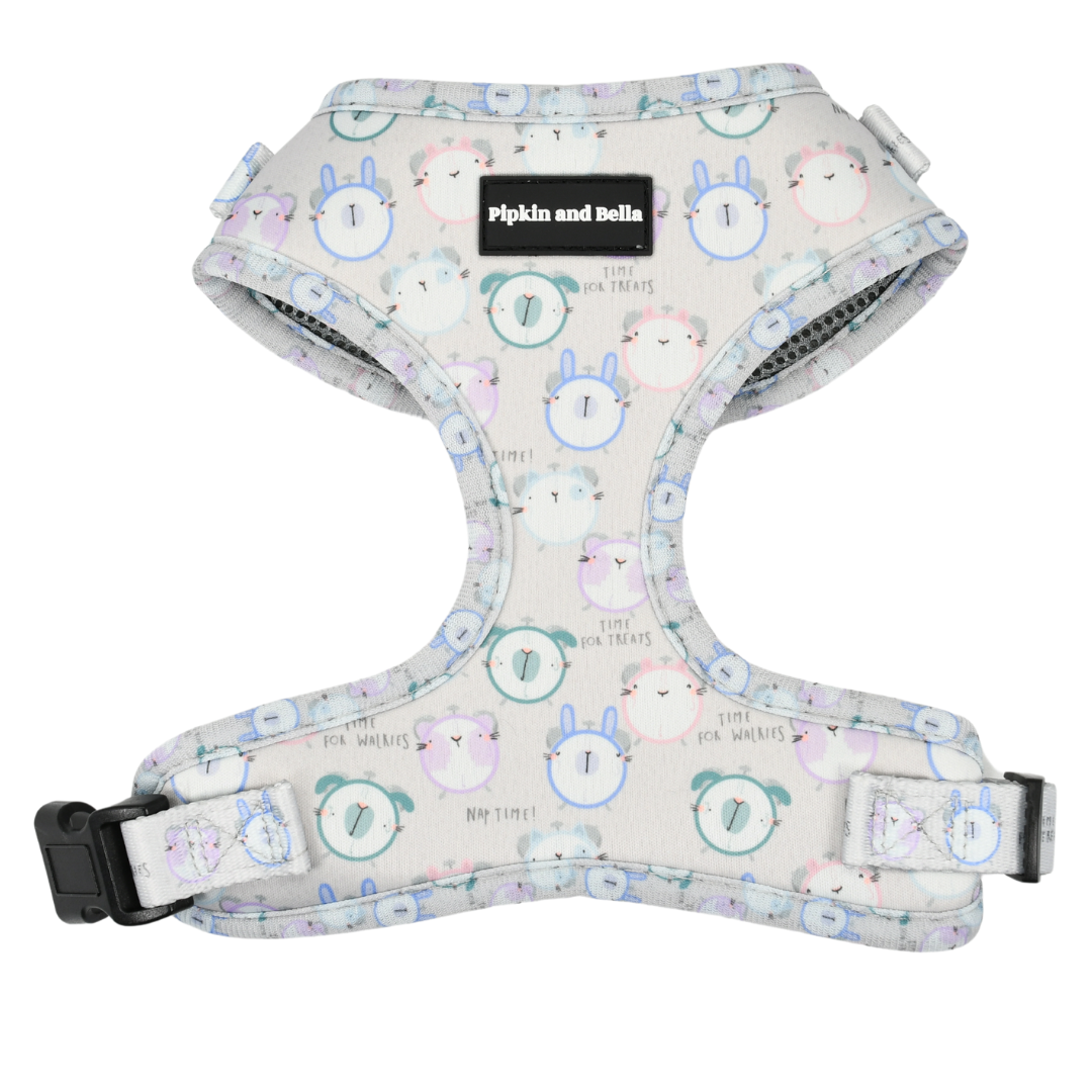 Adjustable Dog Harness - Tick Tock