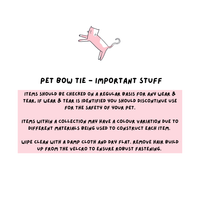 Pet Bow Tie - Kitty Cool Cats