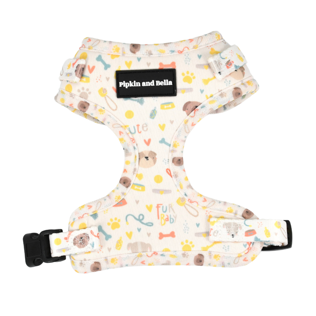 Adjustable Dog Harness - Cute Fur Baby