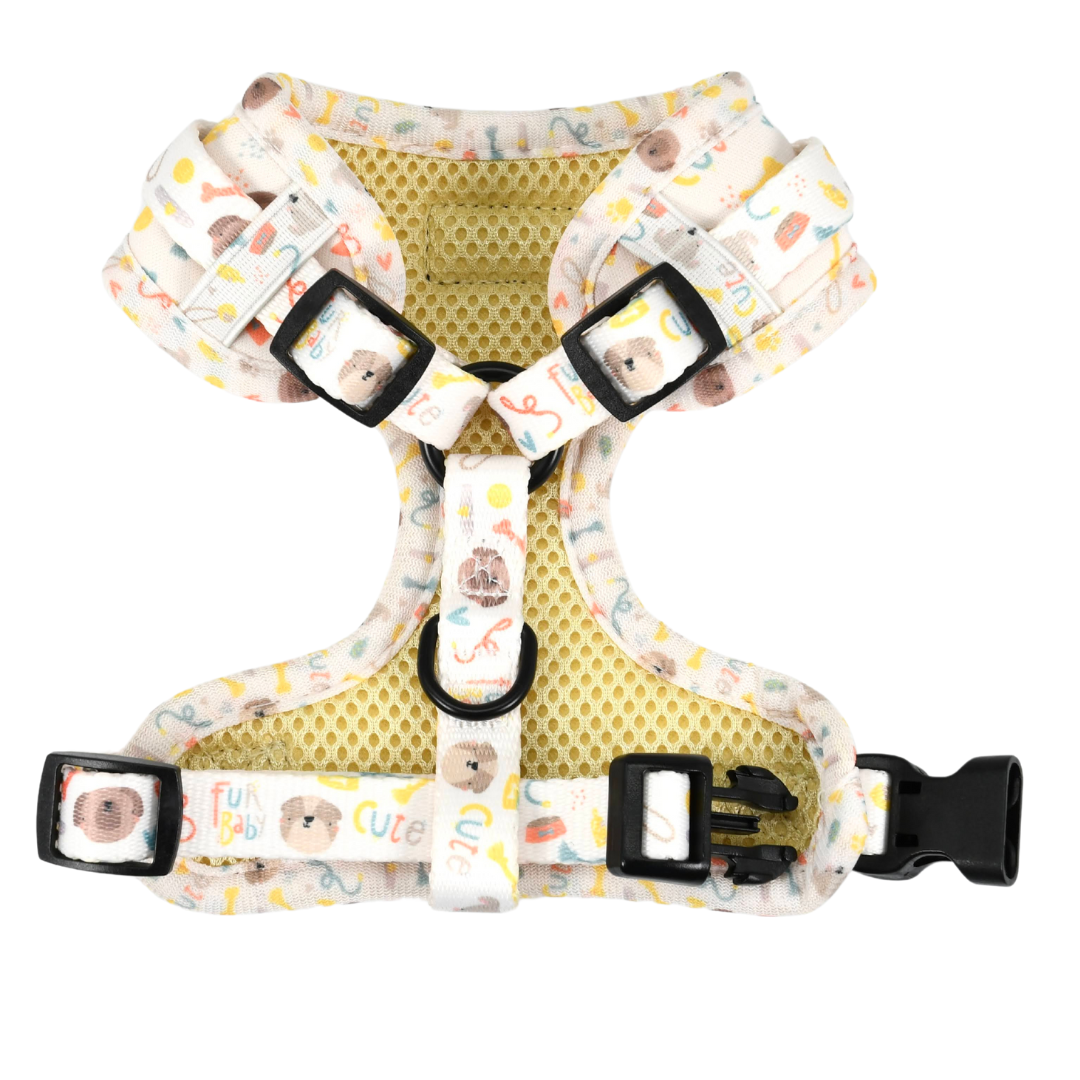 Adjustable Dog Harness - Cute Fur Baby