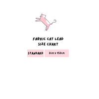 Fabric Cat Lead - Chestnut Lane