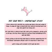 Cat Seat Belt - Kitty Cool Cats
