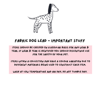Fabric Dog Lead - Chestnut Lane