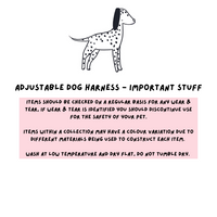 Adjustable Dog Harness - Florrie Bunny