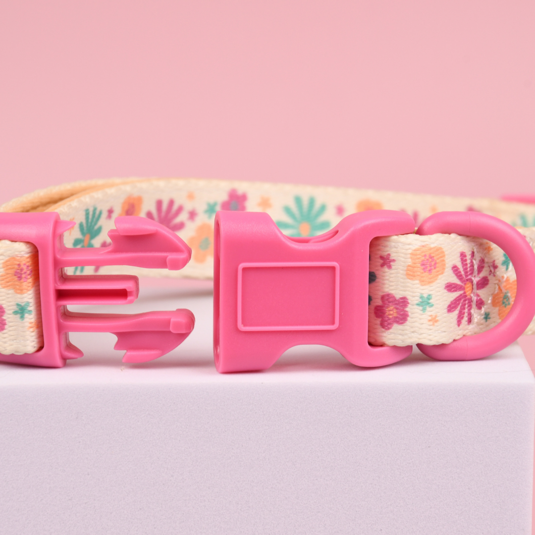 Adjustable Dog Collar - Blossom
