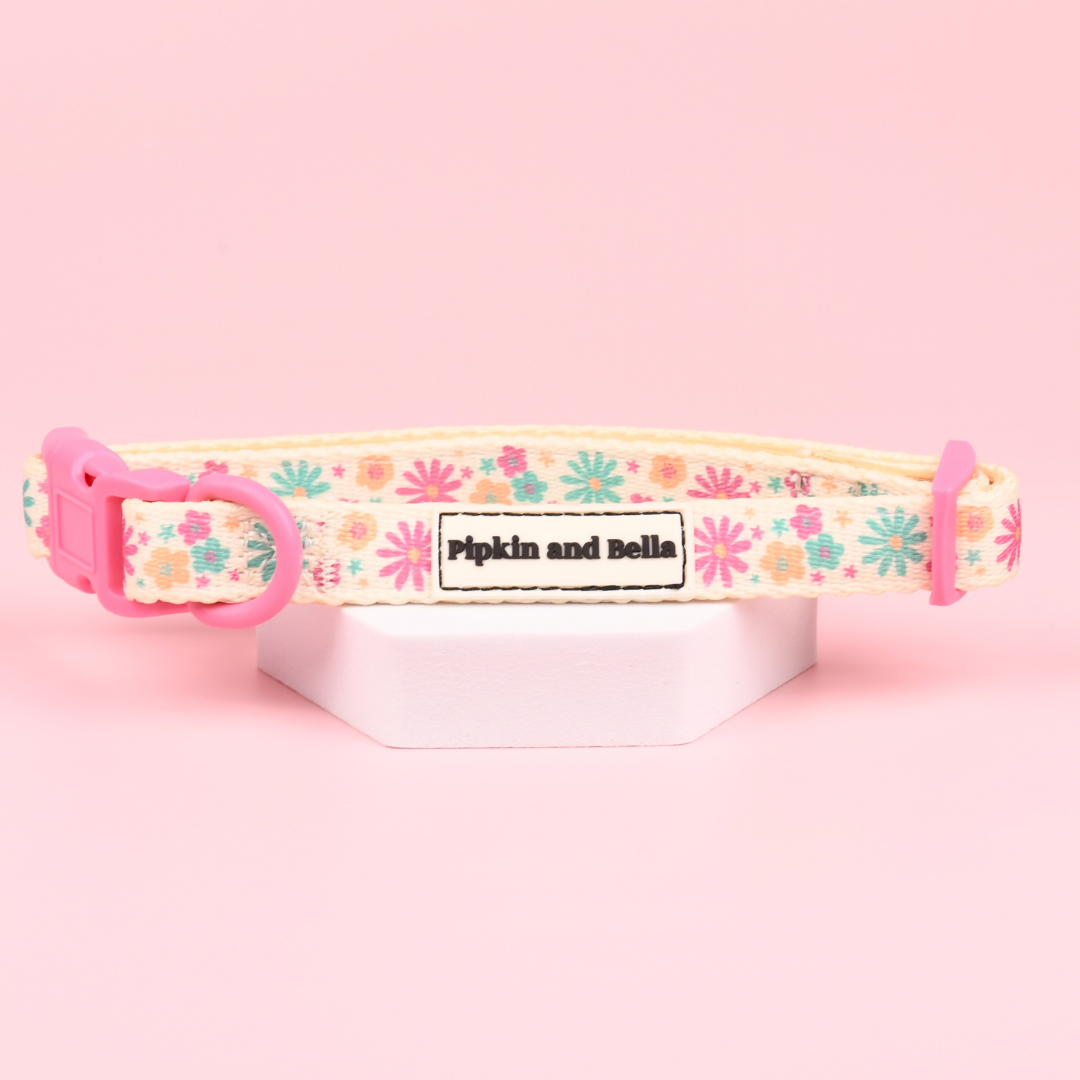 Adjustable Dog Collar - Blossom