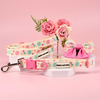 Fabric Cat Lead - Blossom