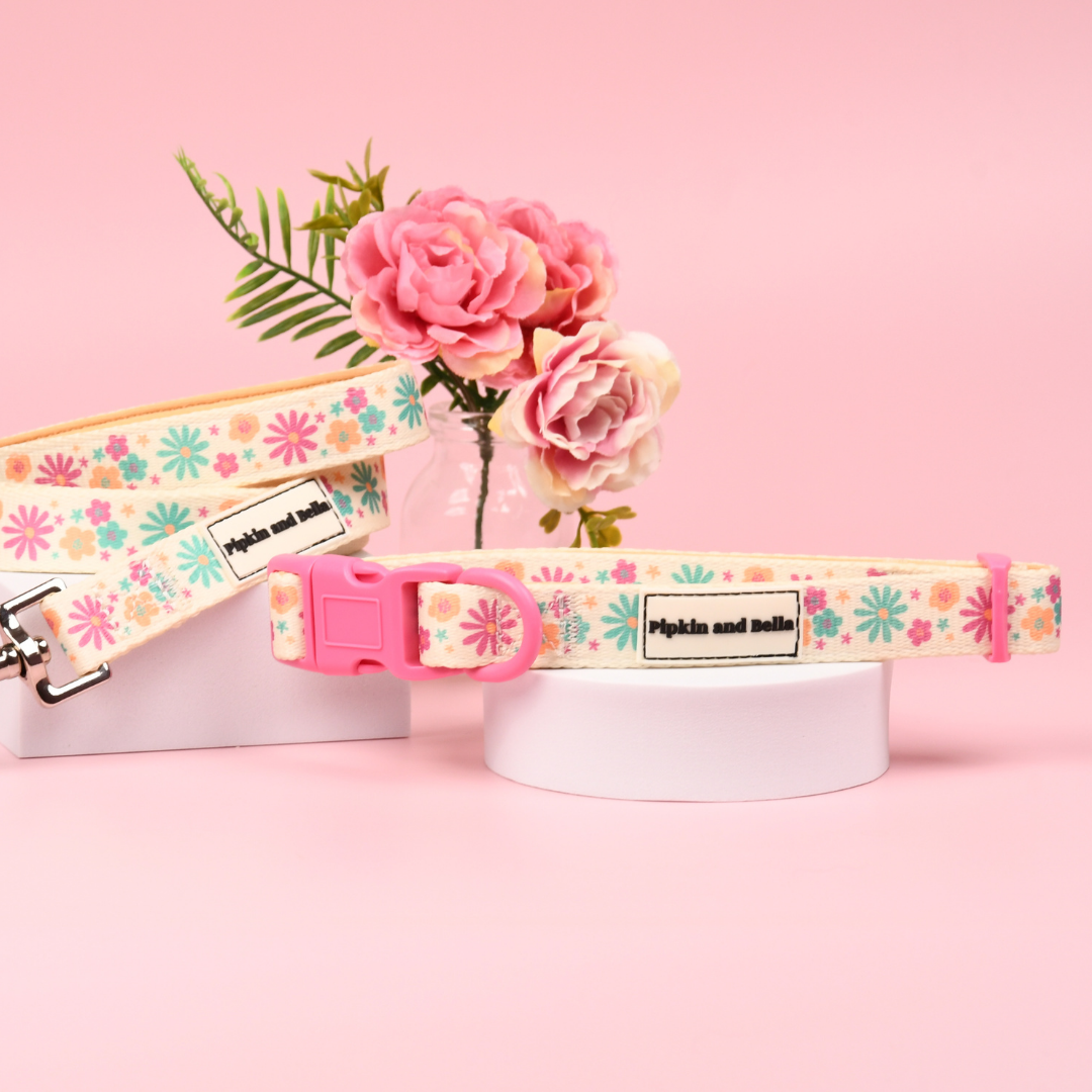Adjustable Dog Collar - Blossom