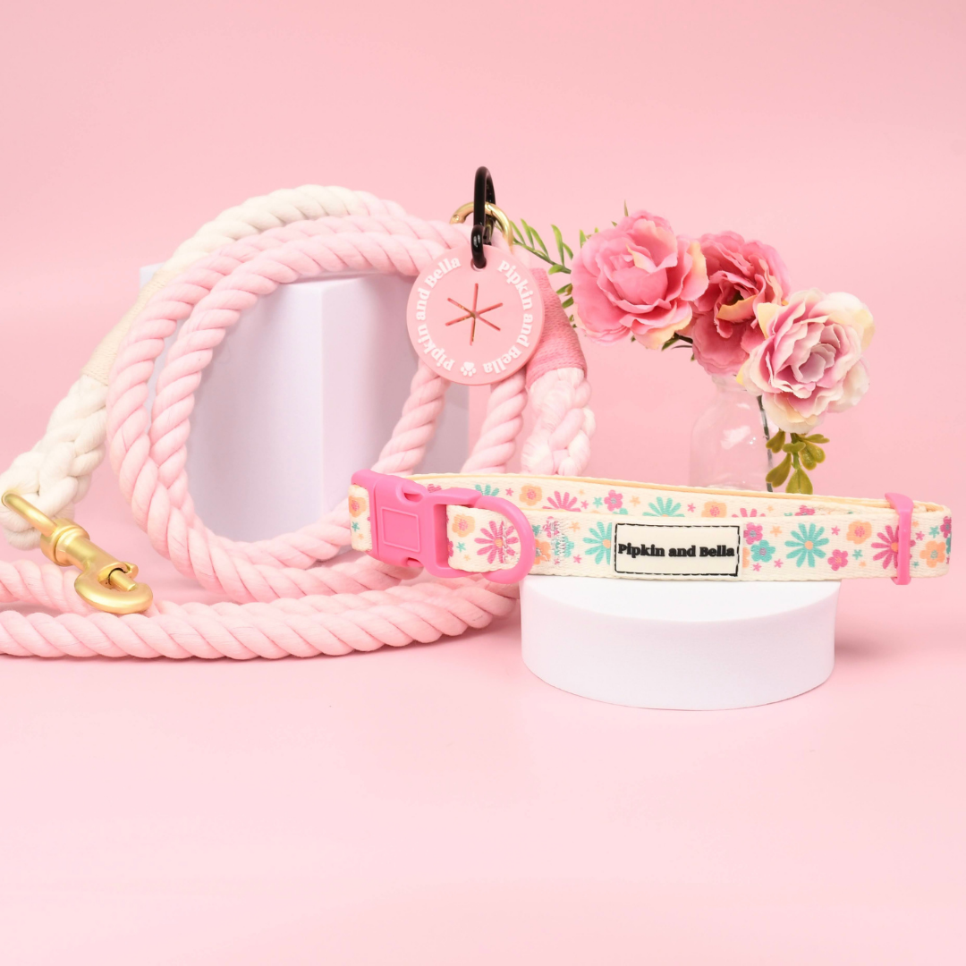 Adjustable Dog Collar - Blossom