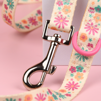 Fabric Cat Lead - Blossom