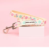 Fabric Cat Lead - Blossom
