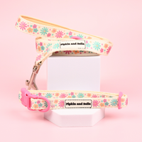 Fabric Cat Lead - Blossom
