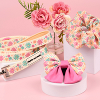 Fabric Cat Lead - Blossom
