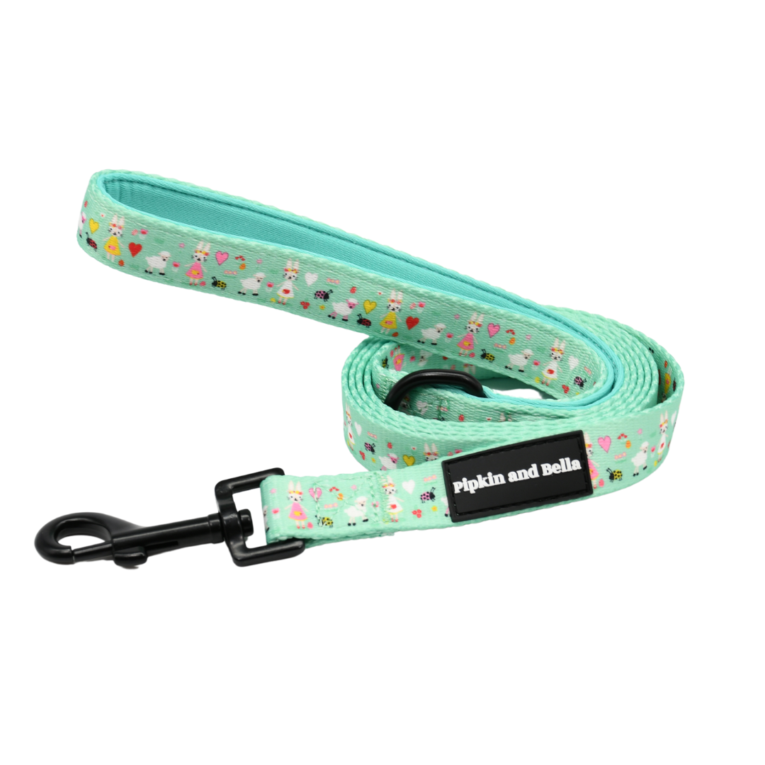 Fabric Cat Lead - Florrie Bunny
