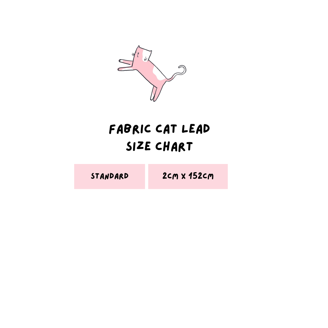 Fabric Cat Lead - Twilight