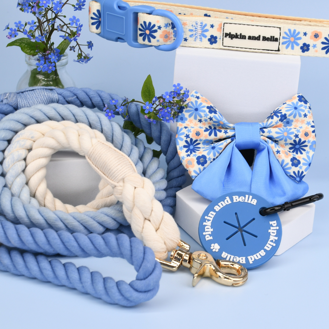 Pet Sailor Bow Tie - Meadow