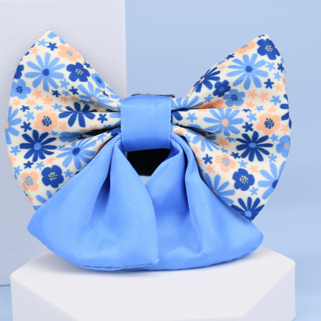 Pet Sailor Bow Tie - Meadow