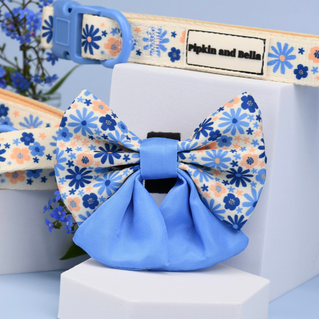 Pet Sailor Bow Tie - Meadow
