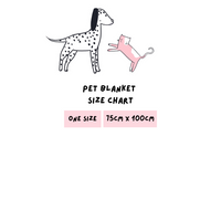 Pet Blanket - Tick Tock