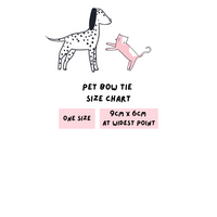 Pet Bow Tie - Safari