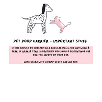 Pet Poop Carrier - Jade Cream