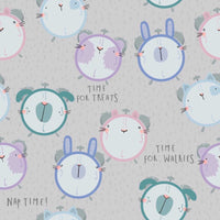 Fabric Lead - Tick Tock - Pipkin and Bella