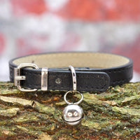 Vegan Cat Collar - Black - Pipkin and Bella