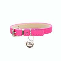Vegan Cat Collar - Bright Pink - Pipkin and Bella
