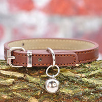 Vegan Cat Collar - Brown - Pipkin and Bella