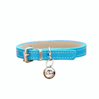 Vegan Cat Collar - Teal - Pipkin and Bella