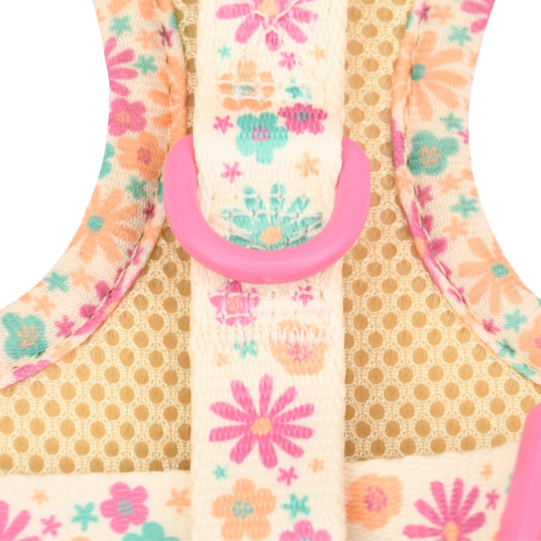 Pipkin and Bella Adjustable Cat Harness - Blossom