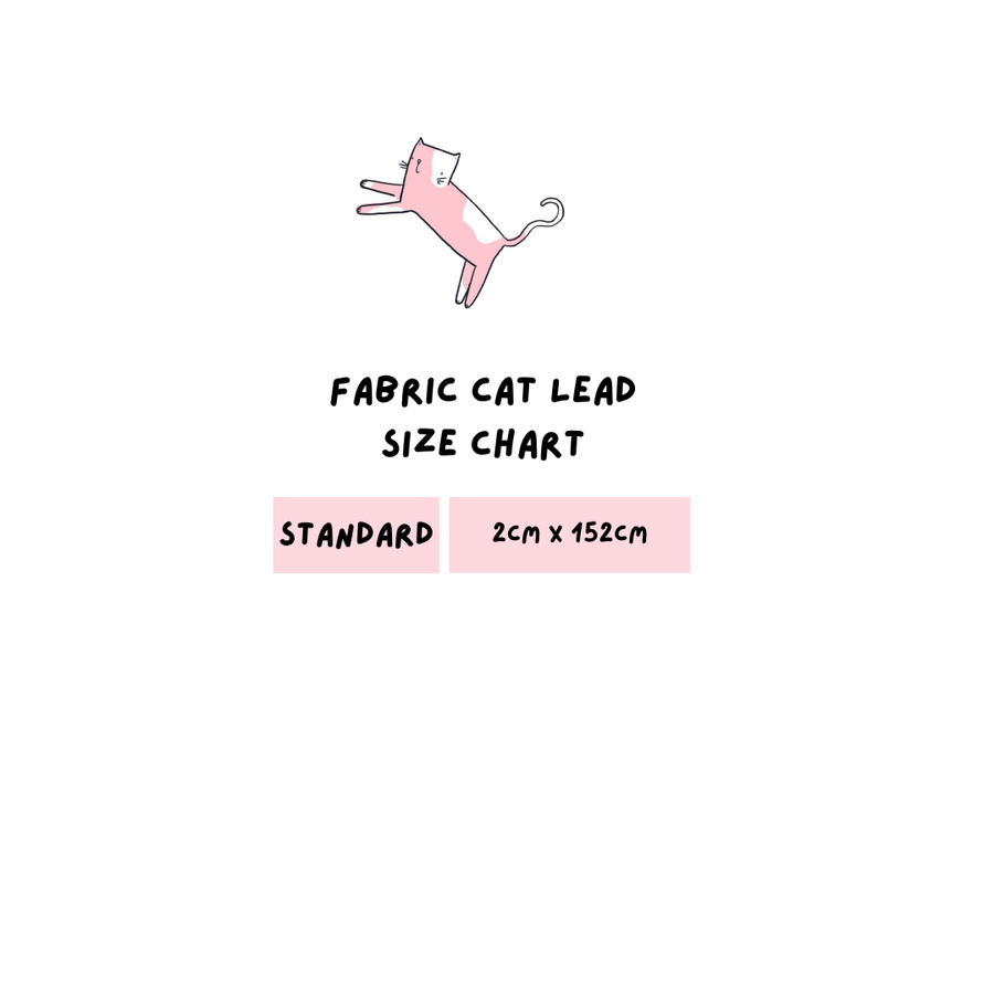 Fabric Cat Lead - Chestnut Lane