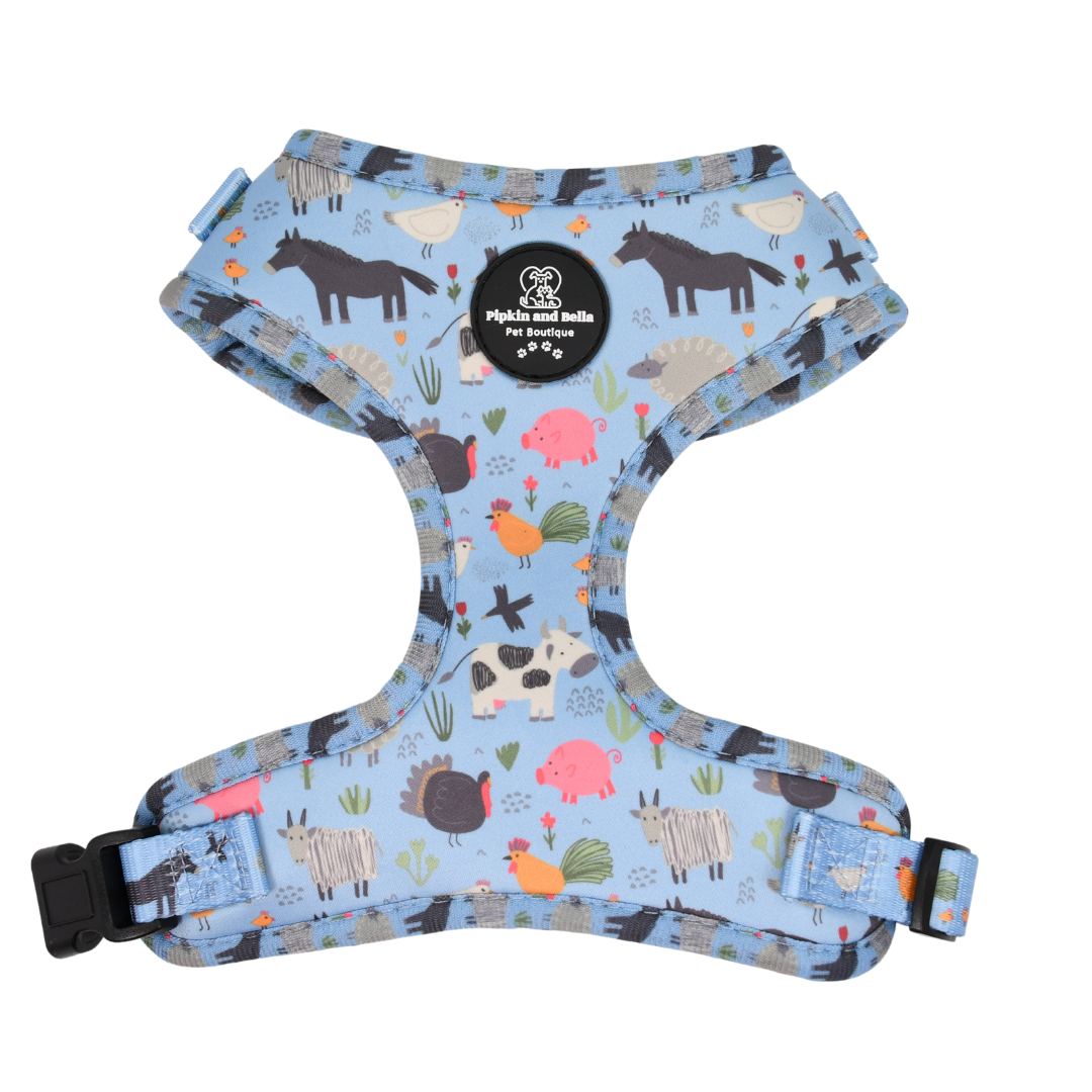 Adjustable Dog Harness - Farmyard Fairy Tale