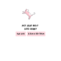 Pet Seat Belt - Kitty Cool Cats