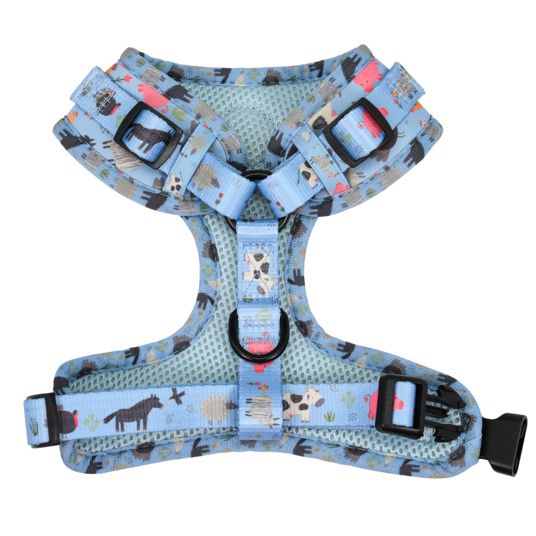 Adjustable Dog Harness - Farmyard Fairy Tale