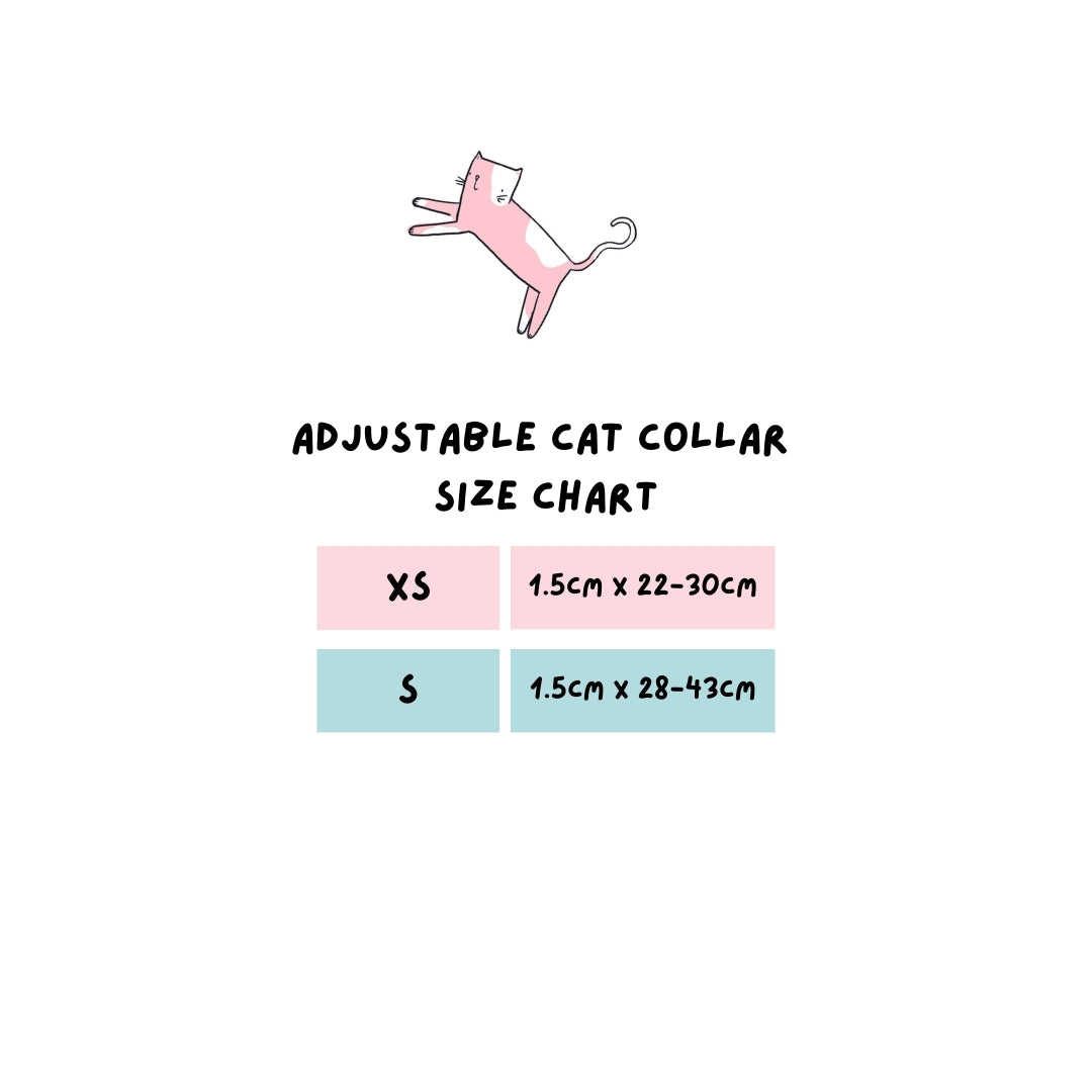 Adjustable Cat Collar - Bee Love