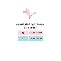 Adjustable Cat Collar - Florrie Bunny