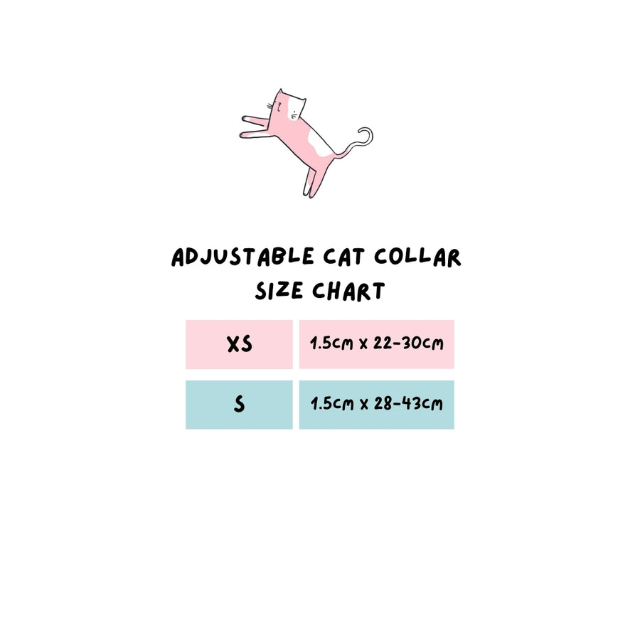 Adjustable Cat Collar - Florrie Bunny