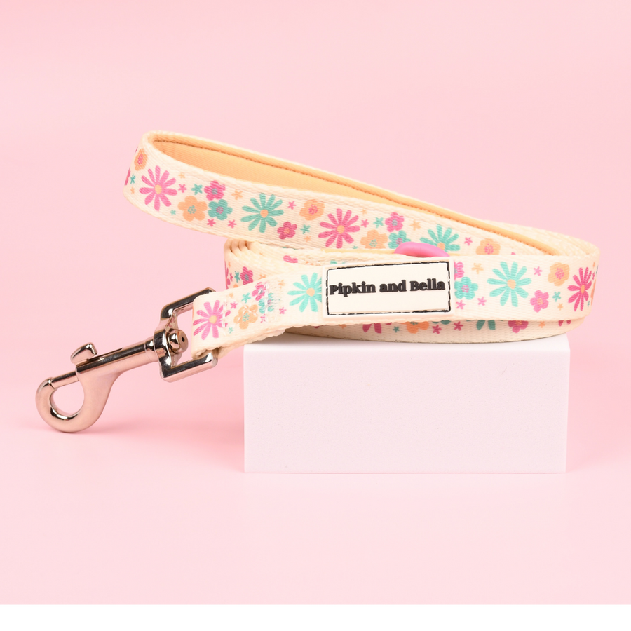 Fabric Dog Lead - Blossom