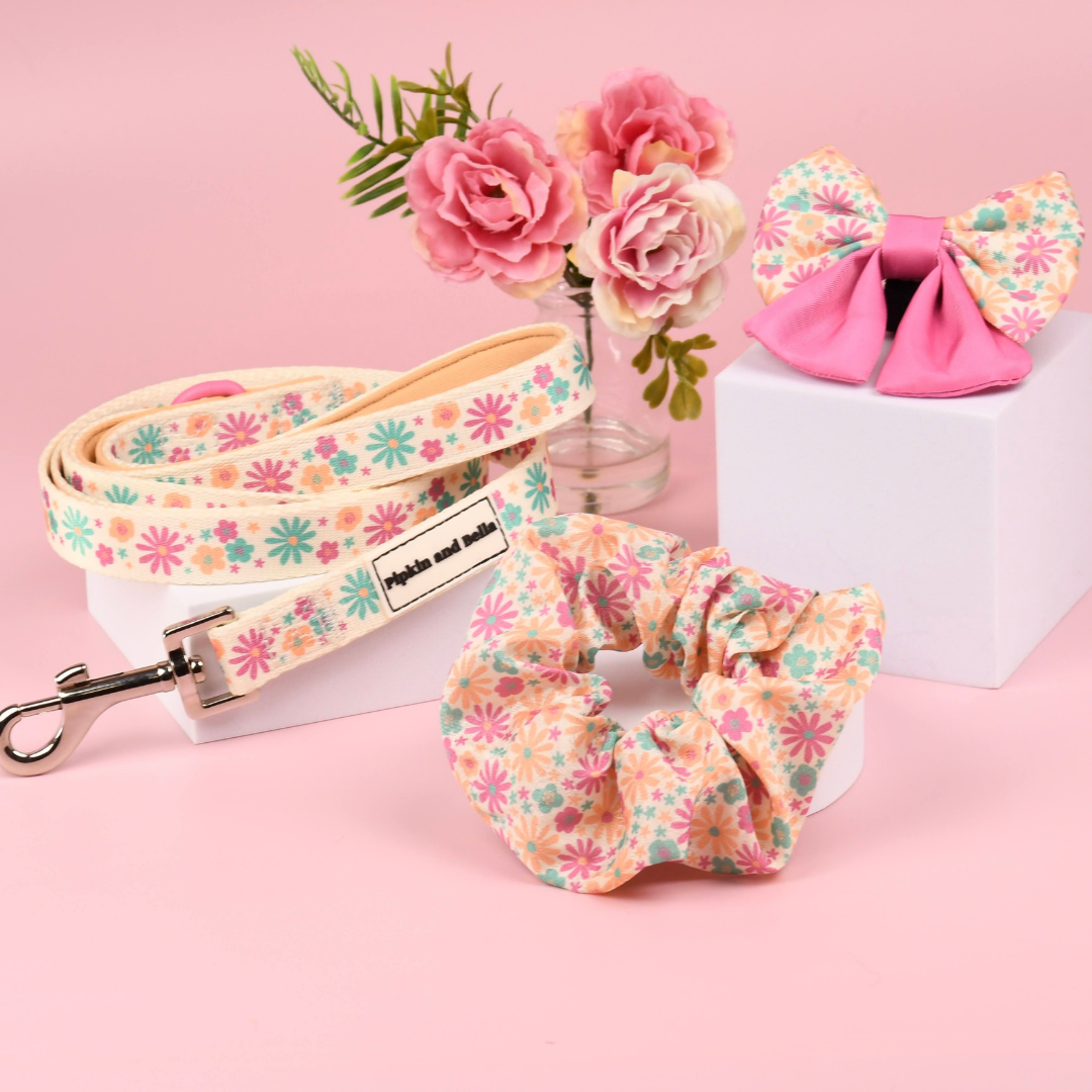 Fabric Dog Lead - Blossom