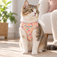 Adjustable Cat Harness - Blossom