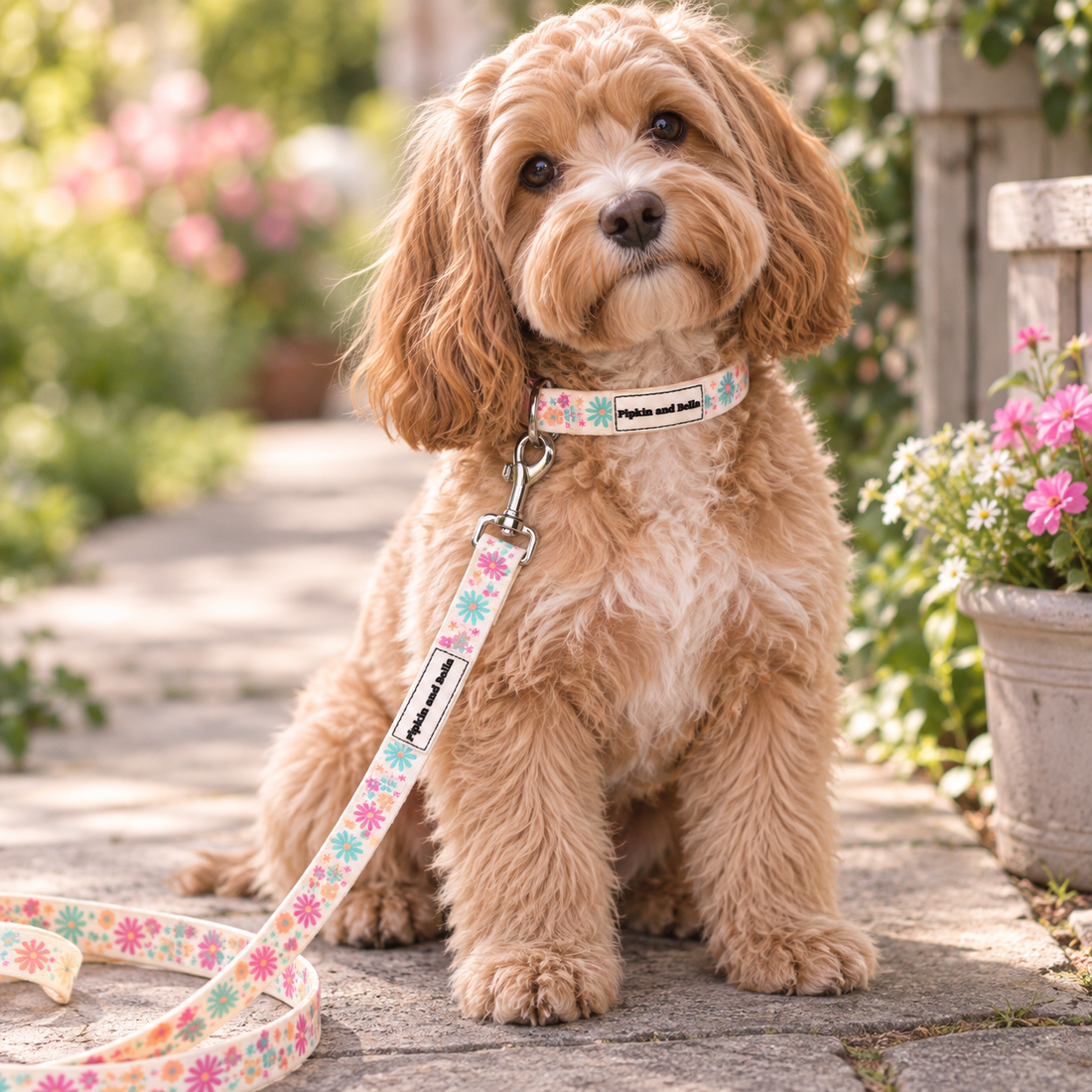 Adjustable Dog Collar - Blossom