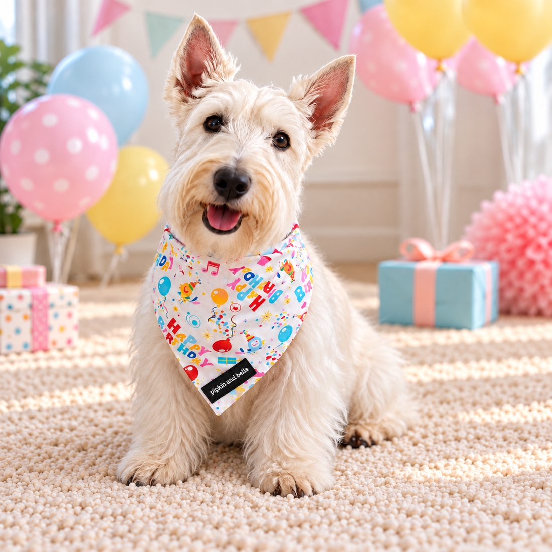 Pet Bandana - Happy Birthday