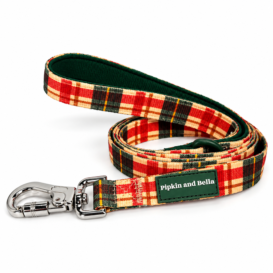 Fabric Cat Lead - Copper Glen