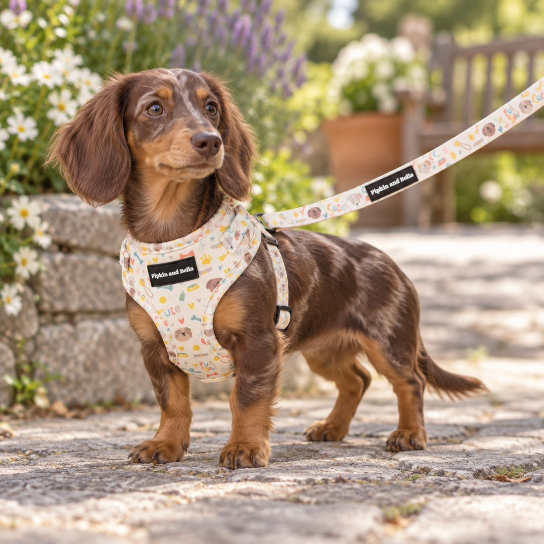 Adjustable Dog Harness - Cute Fur Baby