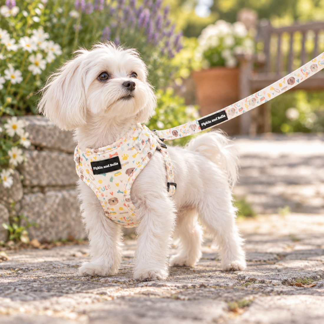 Adjustable Dog Harness - Cute Fur Baby