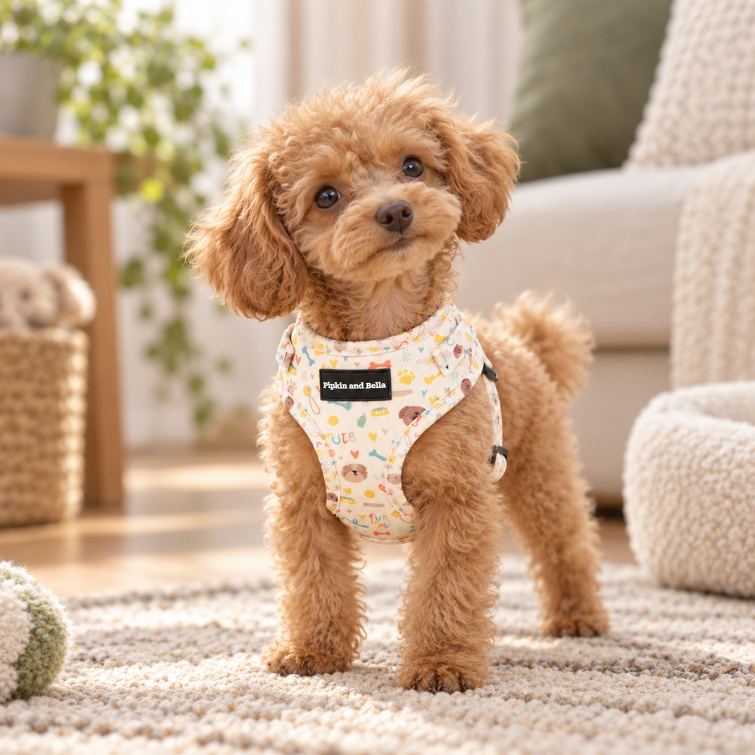 Adjustable Dog Harness - Cute Fur Baby