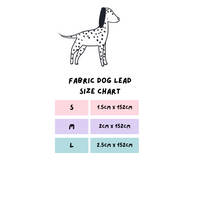 Fabric Dog Lead - Farmyard Fairy Tale