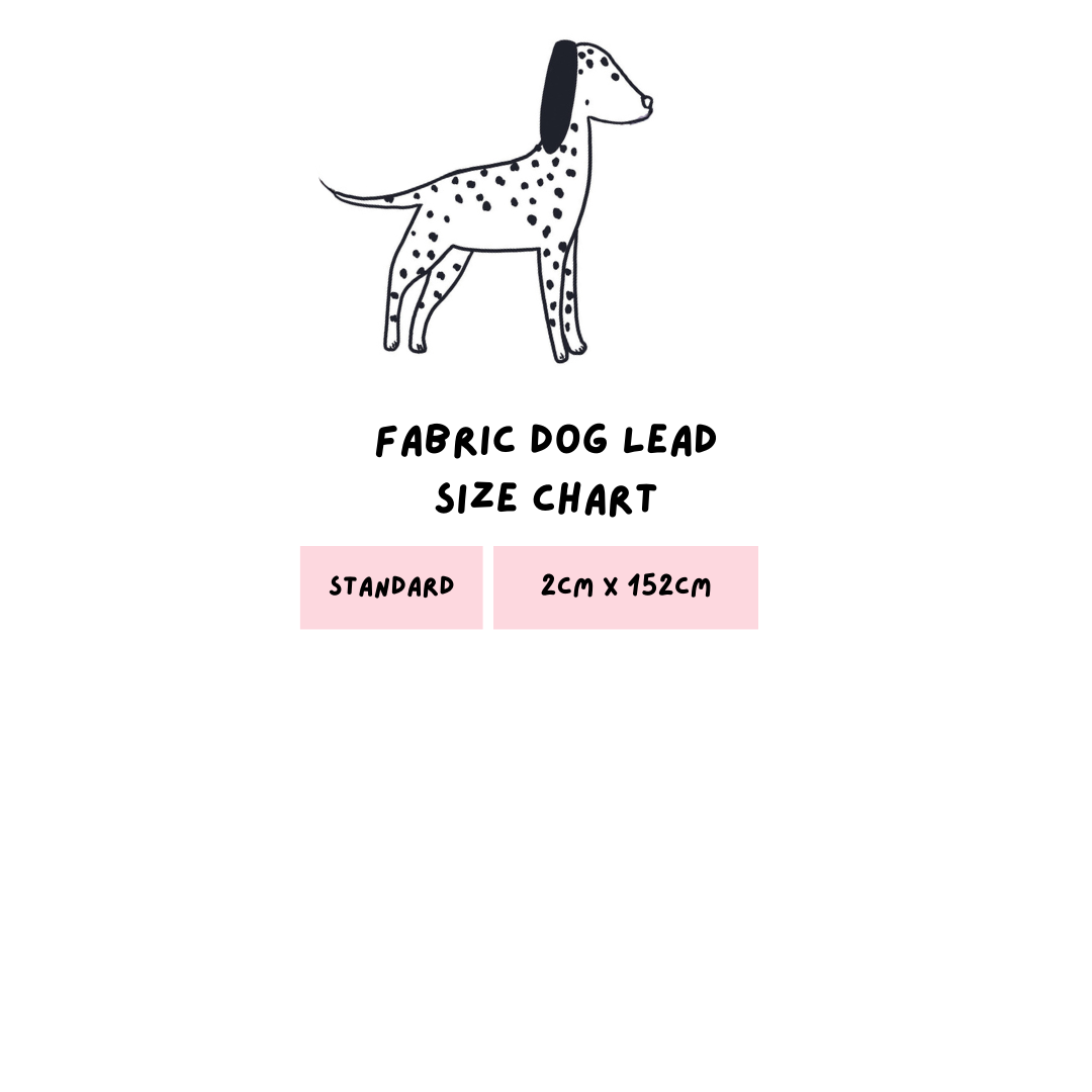 Fabric Dog Lead - Blossom